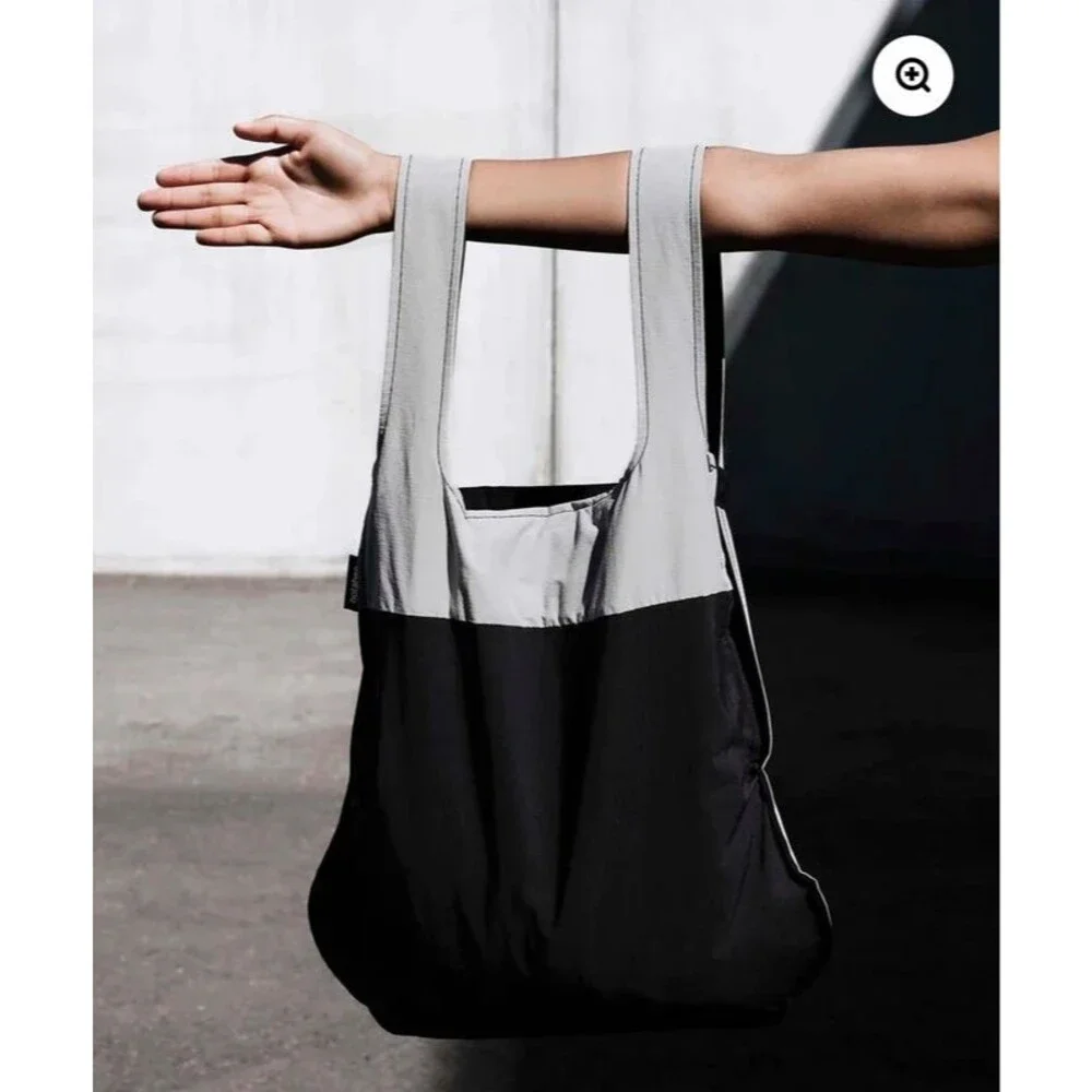 Notabag Original Bag and Backpack Convertible Grey Black